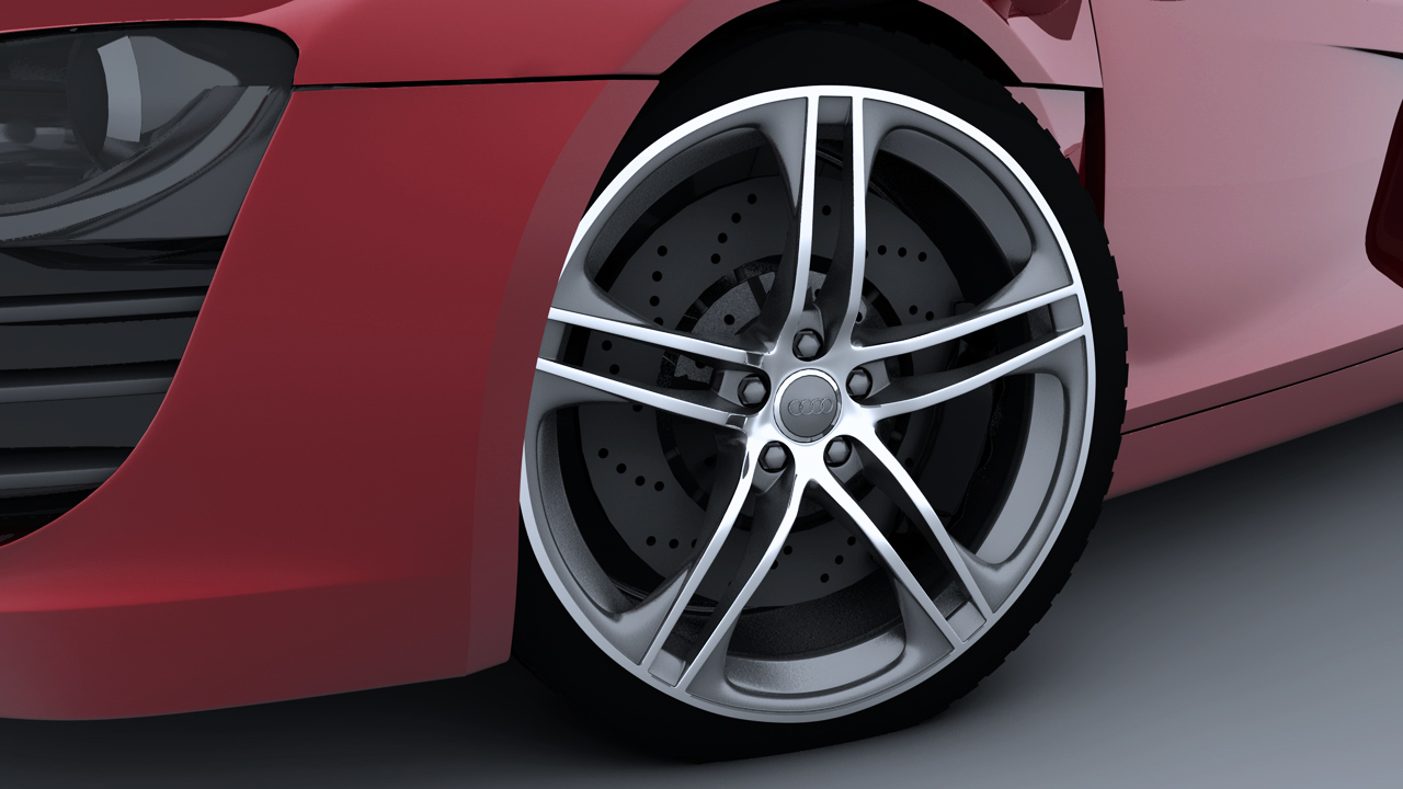 [C4D汽车模型]奥迪S3 Audi car 3d models