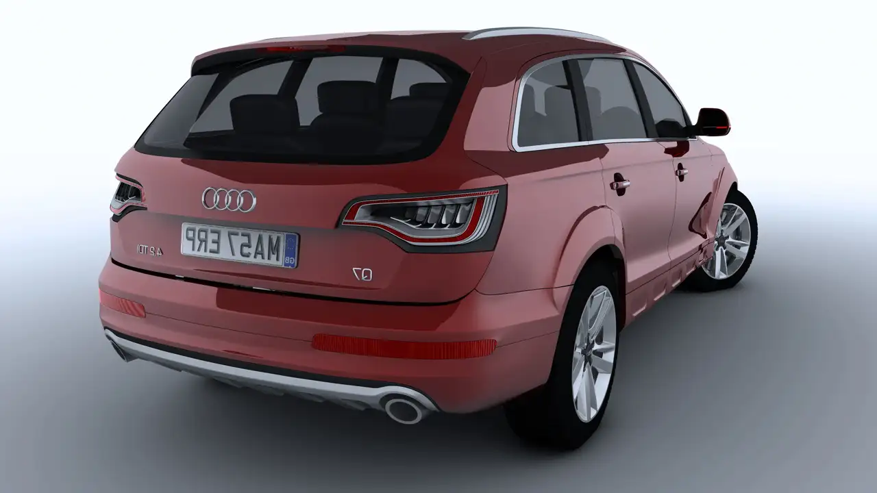 [C4D汽车模型]奥迪Q7 3D模型 audi q7 car 3d models - C4D之家 - Q7 Back Right.jpg