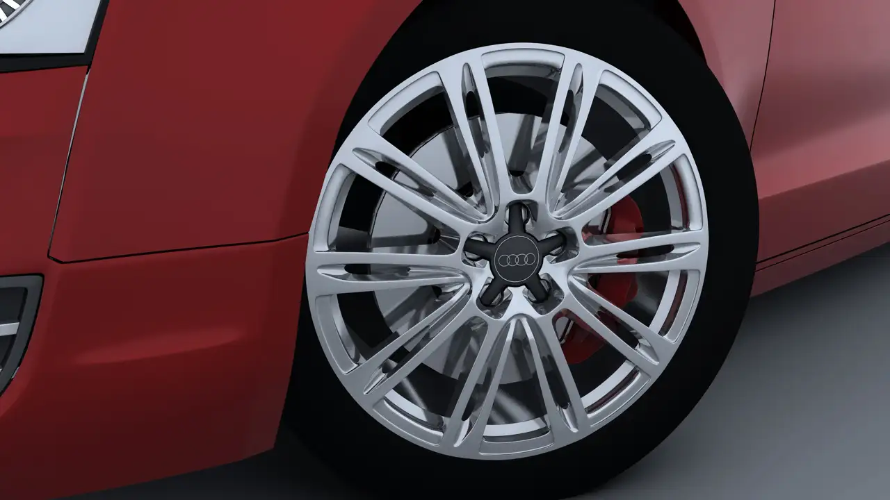 [C4D汽车模型]奥迪A8 3D模型 audi A8 car 3d models - C4D之家 - A8 Wheel.jpg