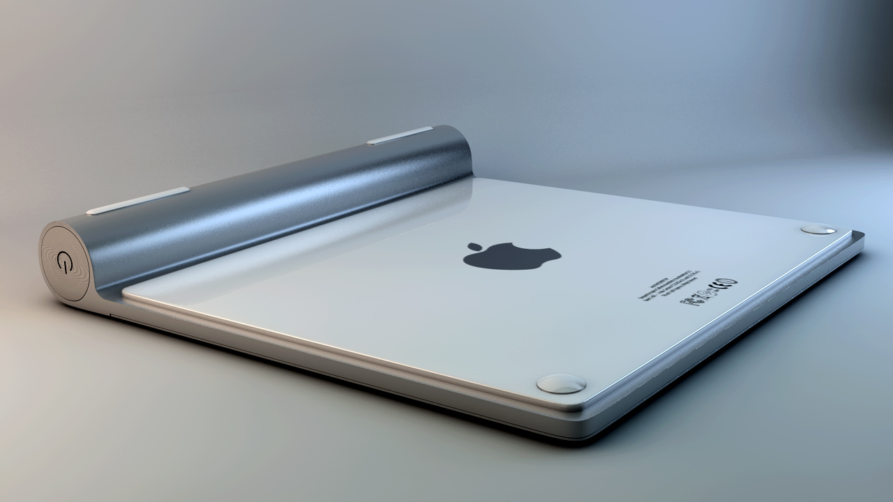 苹果魔法触控板3D模型 Apple Magic Trackpad - C4D之家 - Bottom.jpg