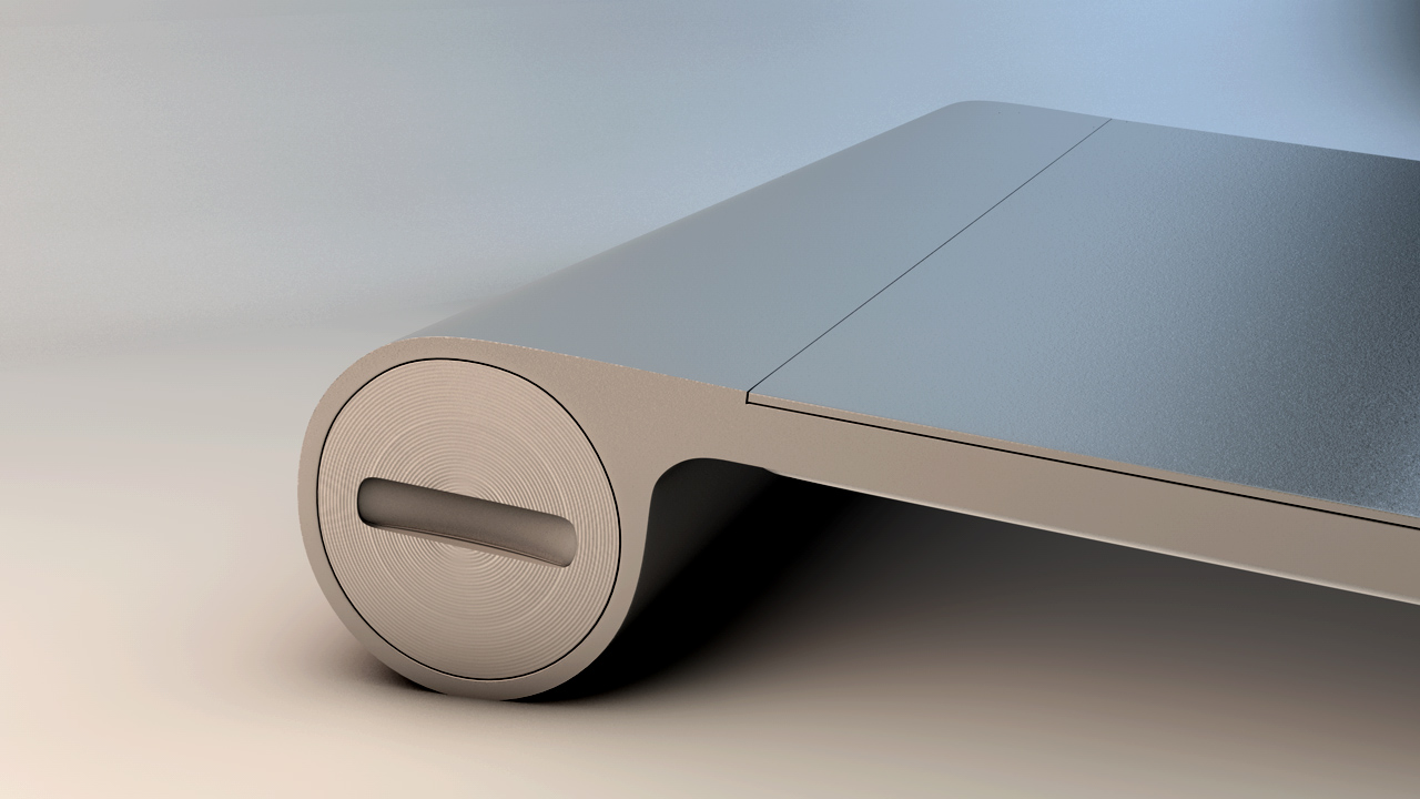 苹果魔法触控板3D模型 Apple Magic Trackpad - C4D之家 - Close UP.jpg