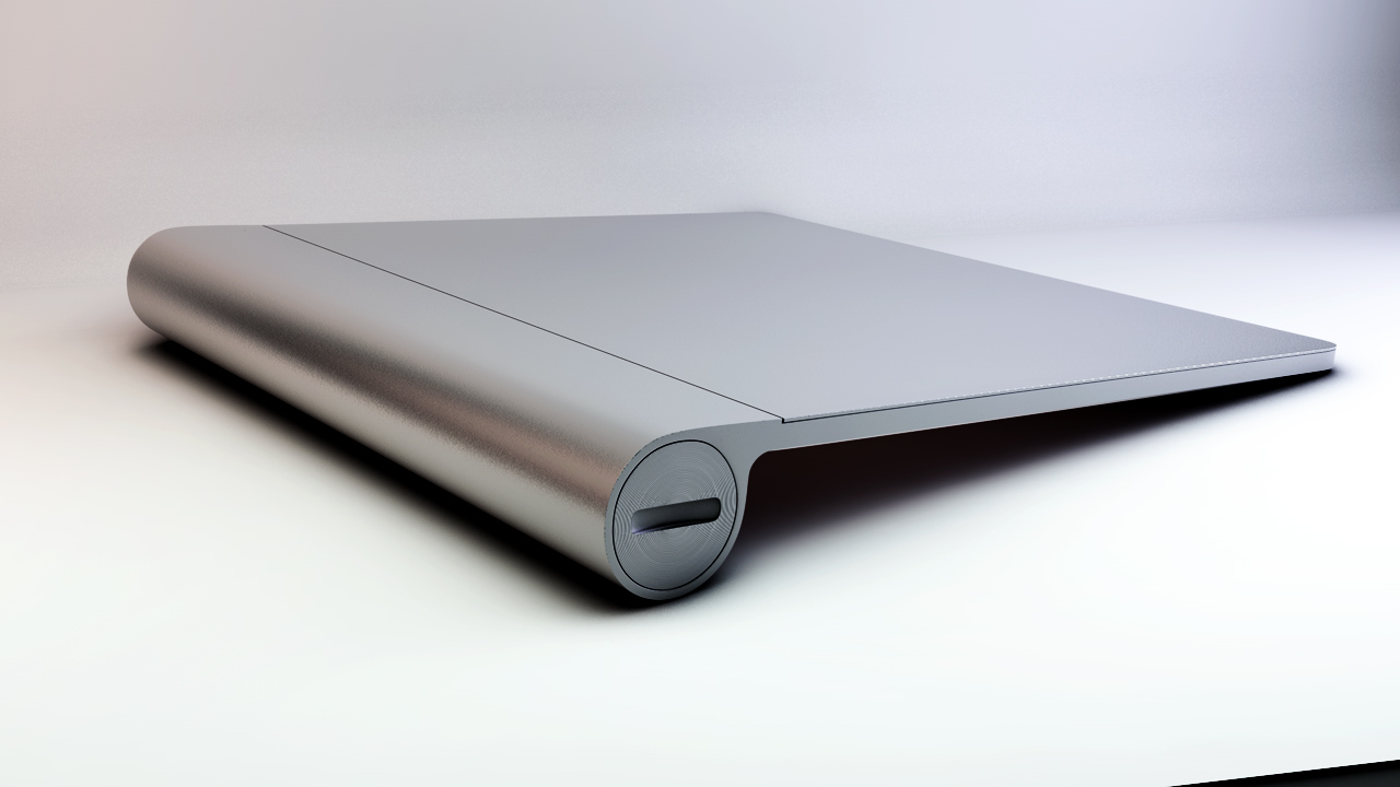 苹果魔法触控板3D模型 Apple Magic Trackpad - C4D之家 - Top.jpg