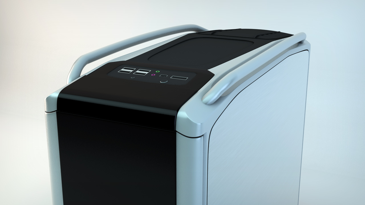 电脑主机3D模型 Mainframe computer 3d models