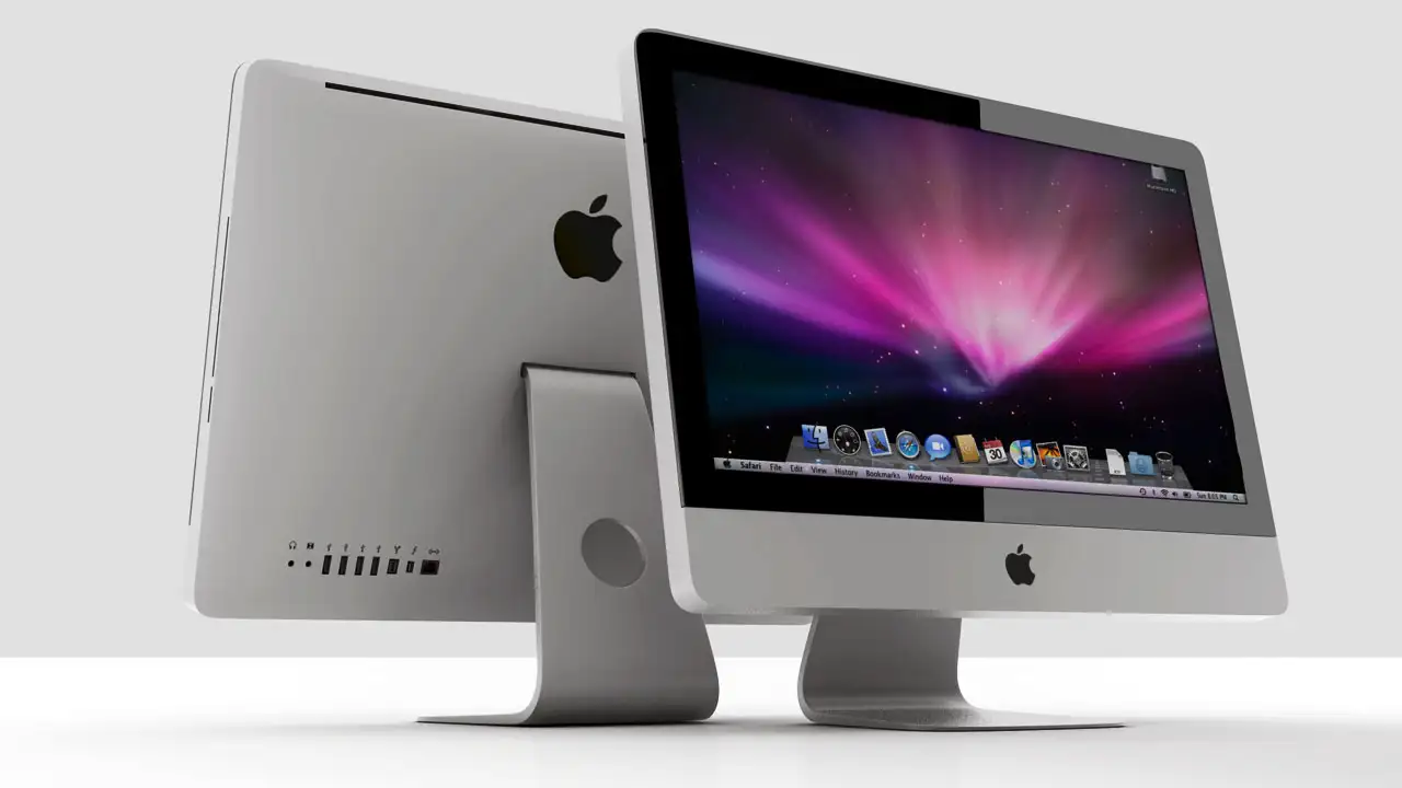 苹果显示器3D模型 iMac 3d models