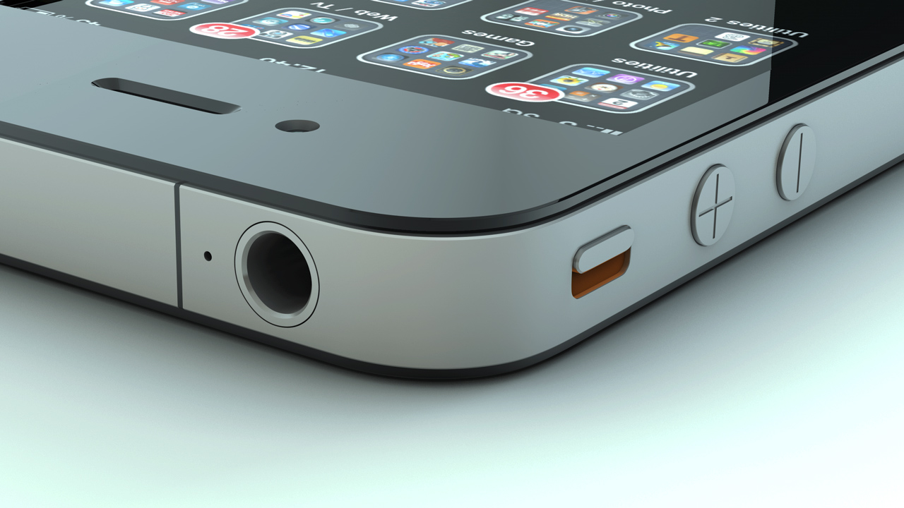 苹果手机3D模型 iphone 4 modes - C4D之家 - Top Close.jpg