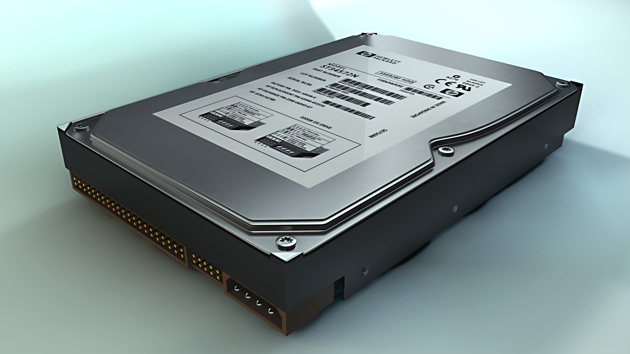 IDE电脑硬盘3D模型 IDE Hard Drive - C4D之家 - Full drive with cover.jpg