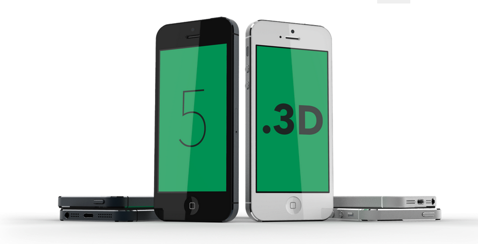 苹果手机3D模型：iPhone 5模型 - C4D之家 - Snip20130918_2.png