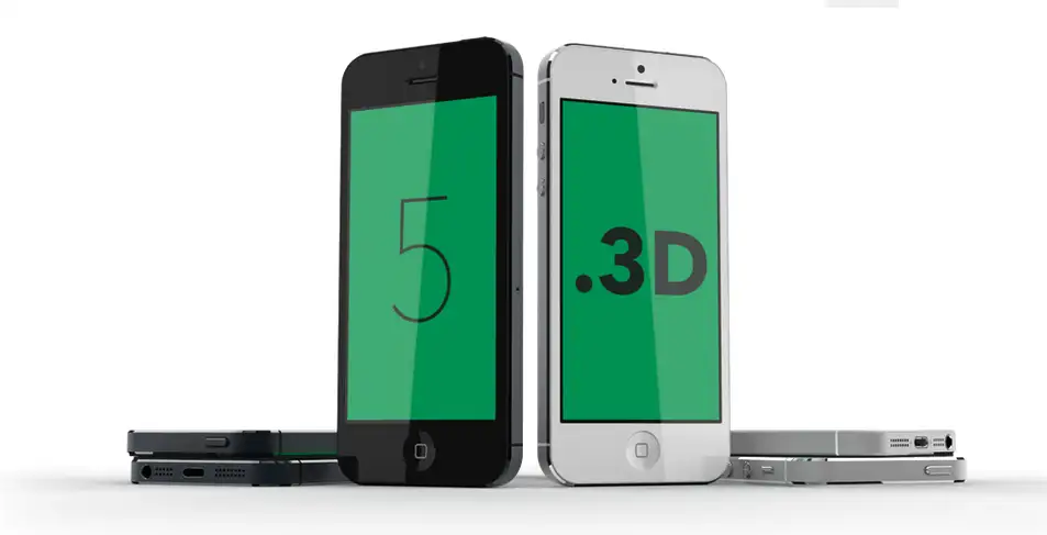 苹果手机3D模型：iPhone 5模型 - C4D之家 - Snip20130918_2.png