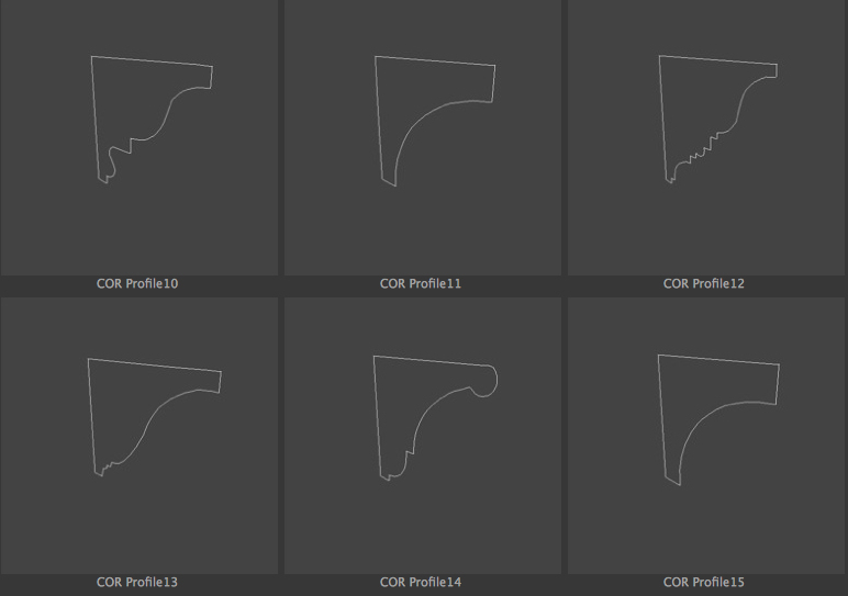 C4D角线预设：spline profiles 1.3/1.4