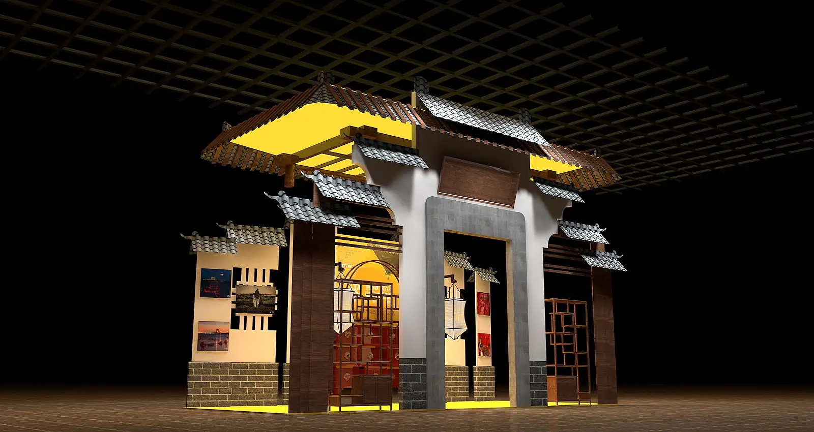 商店内展示空间 - C4D之家 - f1.jpg