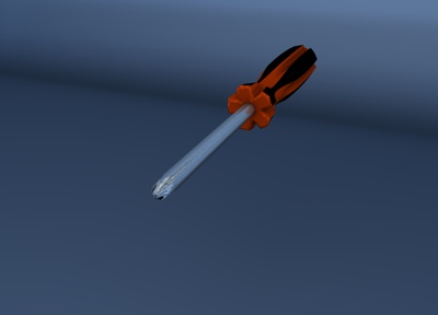 十字改锥3D模型 SCREWDRIVER