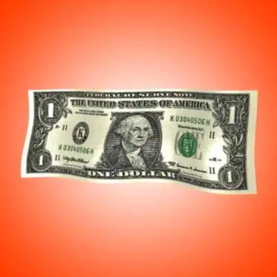 钱币3D模型-美元：DOLLAR BILL