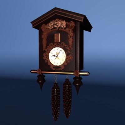 布谷鸟钟3D模型 布谷鸟钟 - C4D之家 - pictures.jpeg