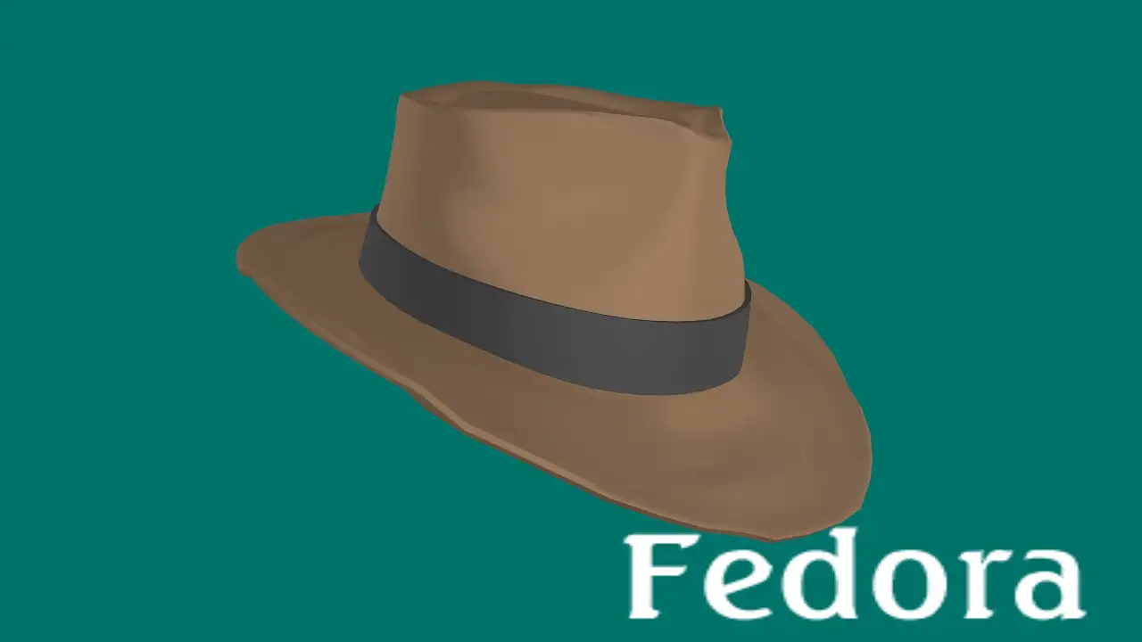 牛仔帽3D模型 Fedora Hat - C4D之家 - Fedora.jpg