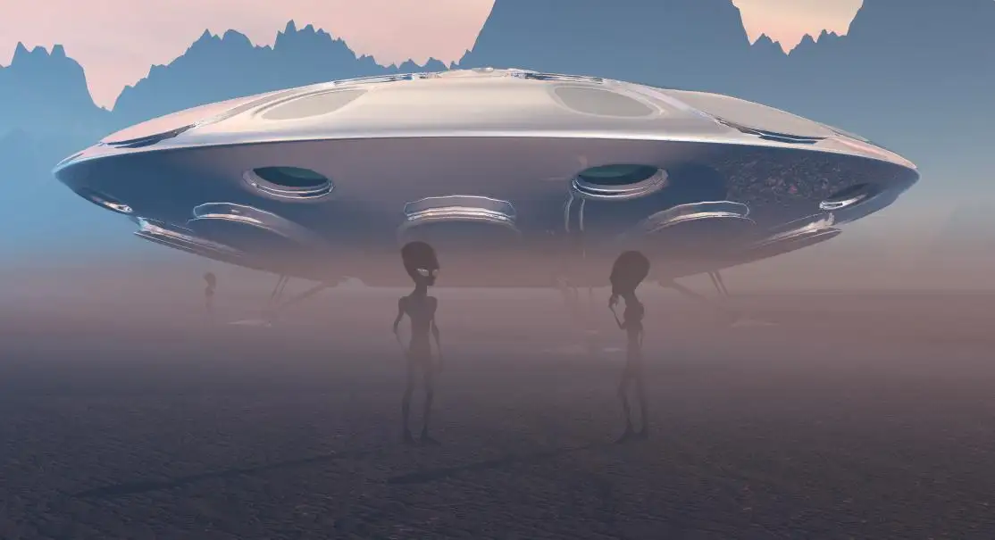 UFO飞船3D模型 UFO Saucer - C4D之家 - sc1.jpg