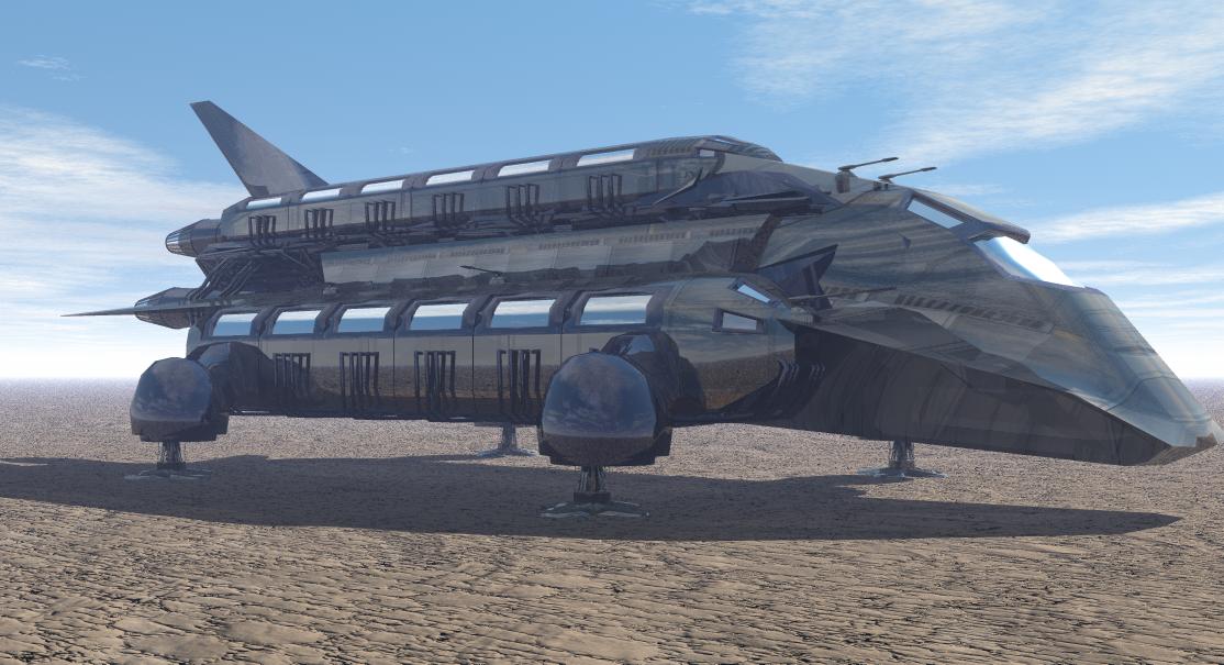 货物运输机3D模型 Cargo Transport - C4D之家 - cs1.jpg