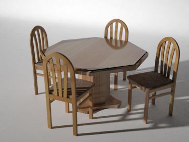 餐桌3D模型 Salle a manger - Room has eat - C4D之家 - big_imgSalle a manger.jpg