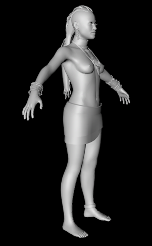 非州女性3D模型 far cry 3 - C4D之家 - Snip20130927_5.png