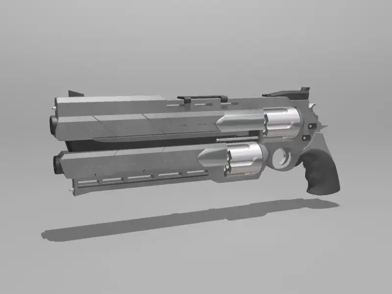 手枪3D模型 45 custom