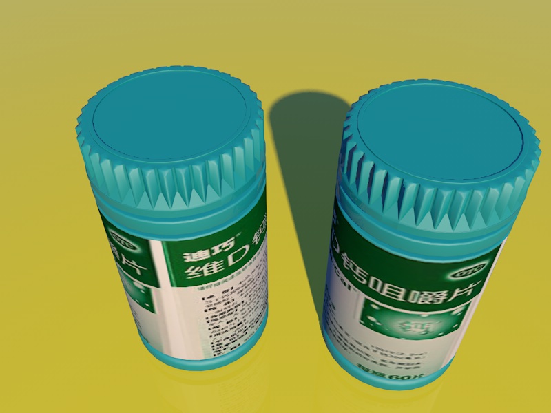 迪巧维d钙咀嚼片模型 - C4D之家 - 迪巧维d钙咀嚼片.jpg
