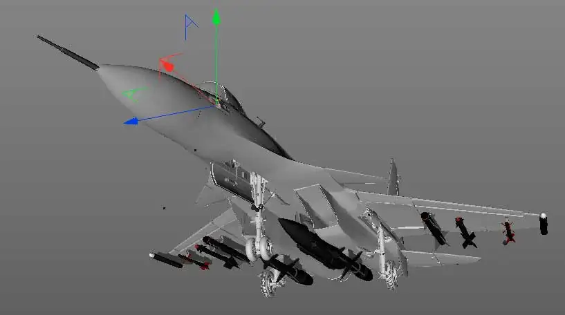 辽宁号舰载机-歼15 3D模型 - C4D之家 - Snip20131005_1.jpg