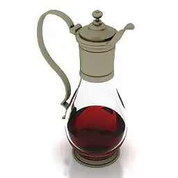 玻璃茶壶3D模型 Glass teapot