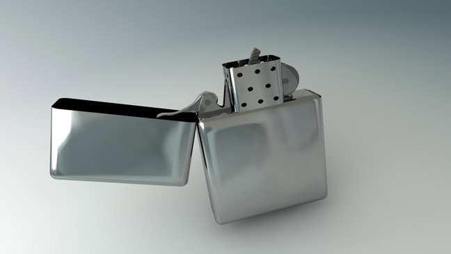 打火机3D模型 Zippo Lighter