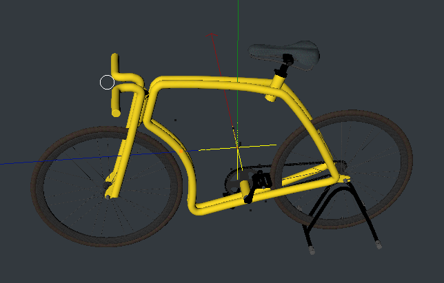 时尚自行车3D模型 bicycle - C4D之家 - Snip20131010_1.png