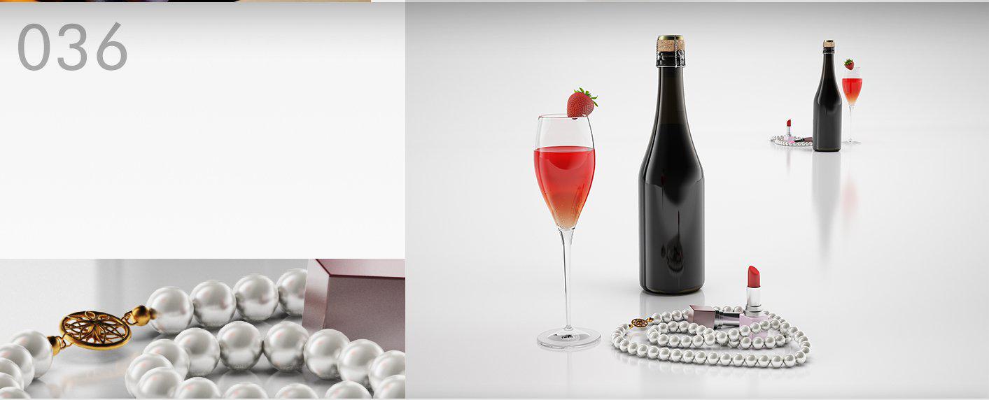 珍珠项链、红酒C4D模型 Red wine 3D model - C4D之家 - 036.jpg