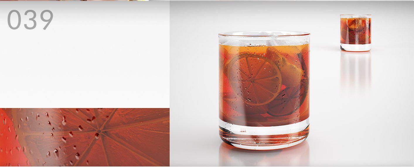 一杯柠檬洋酒C4D模型 Wine 3D model - C4D之家 - 039.jpg
