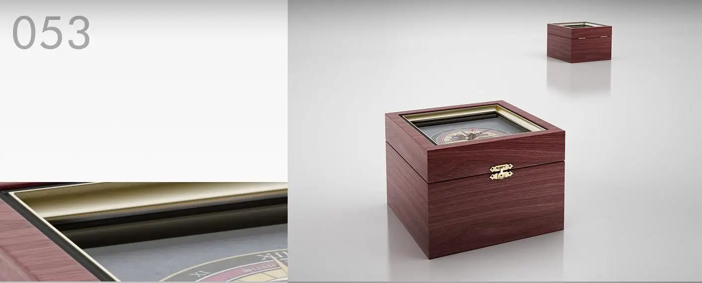 小木盒C4D模型 Wooden box 3D model