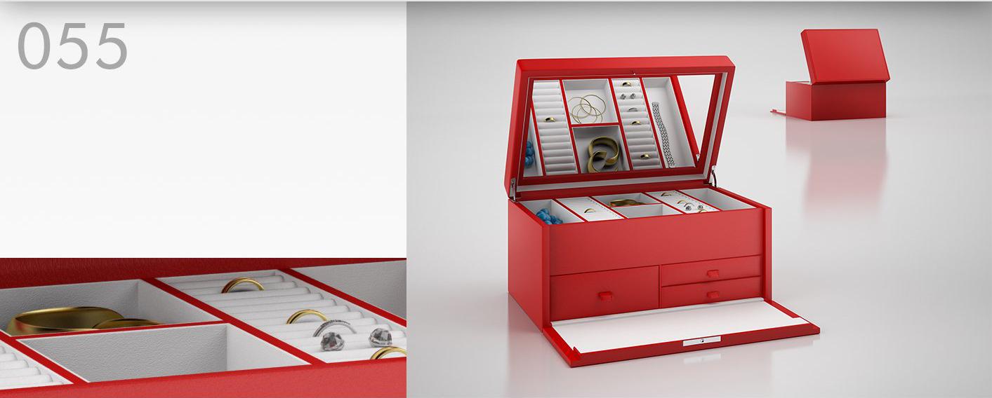 红色首饰盒C4D模型 Red jewelry box 3D model - C4D之家 - 055.jpg
