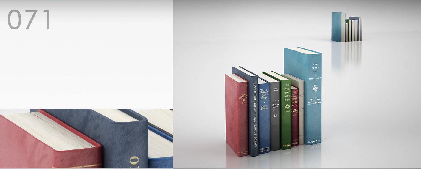 外语精装书C4D模型 Western Hardcover 3D model - C4D之家 - 071.jpg