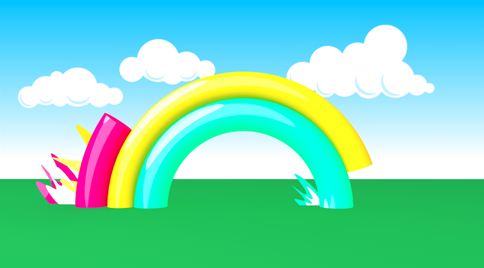 4d卡通动画工程文件 rainbow - C4D之家 - Snip20131029_36.png