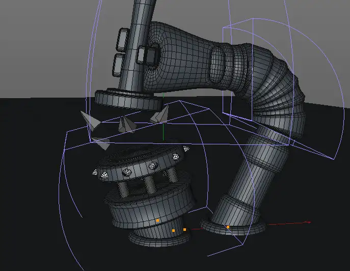 c4d卡通动画工程文件 snare1
