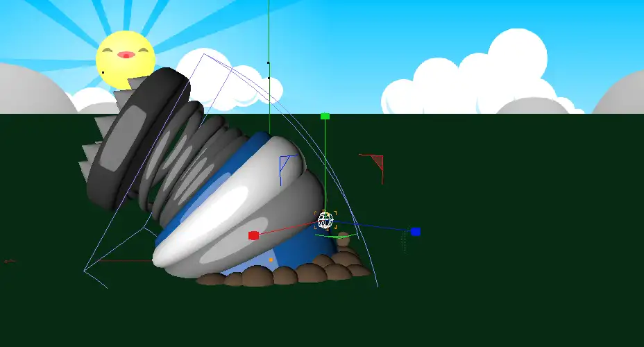 c4d卡通动画工程文件 springkick - C4D之家 - Snip20131031_4.png