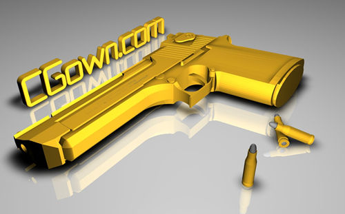 手枪子弹3D模型 Pistol bullets