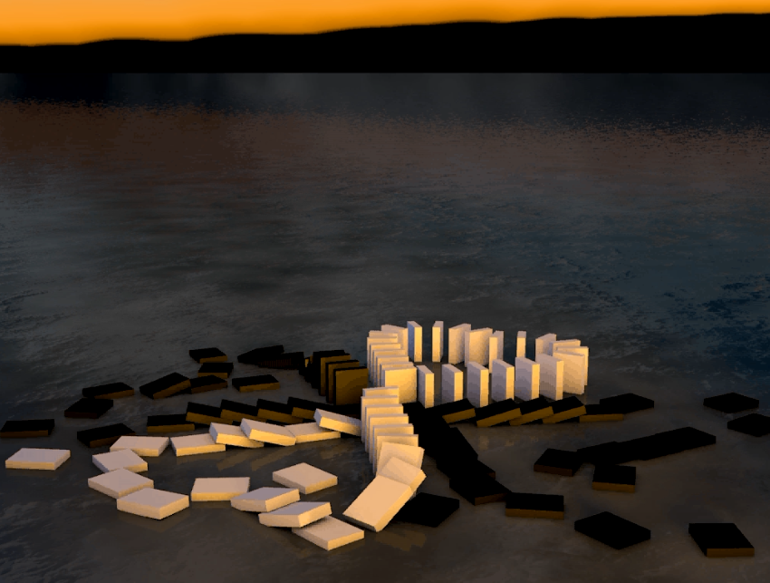 四叶草形状的多米诺骨牌 - C4D之家 - 小Q截图-20131112205853.png