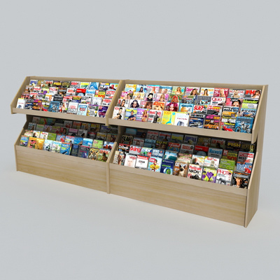 图书馆书架、书柜C4D模型 Library shelves books 3D model - C4D之家 - volume007-09.jpg