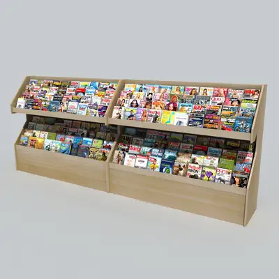 图书馆书架、书柜C4D模型 Library shelves books 3D model - C4D之家 - volume007-09.jpg