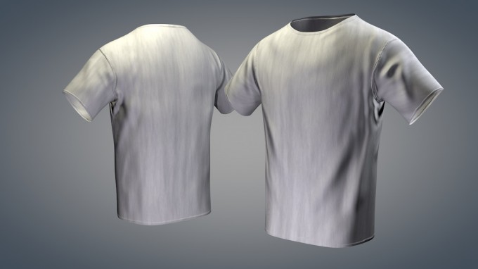 衣服模型：黑色T恤3D模型（C4D格式，带贴图）：demafleez blank tShirt - C4D之家 - sample_WhiteShirt-680x382.jpg