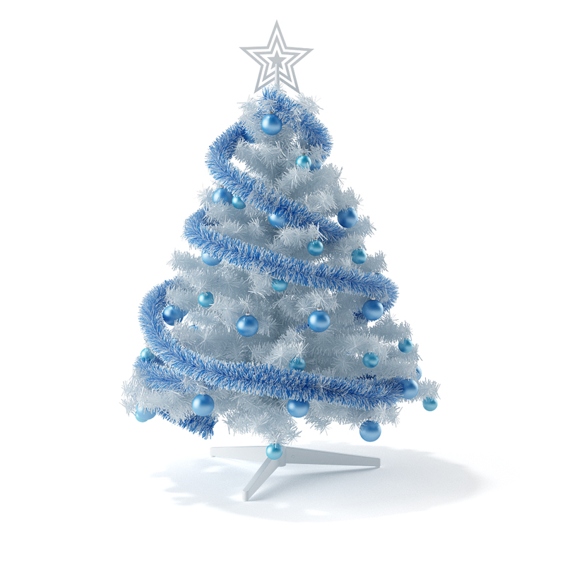 雪松、圣诞树C4D模型 Christmas tree 3D model - C4D之家 - RENDERS 09.jpg
