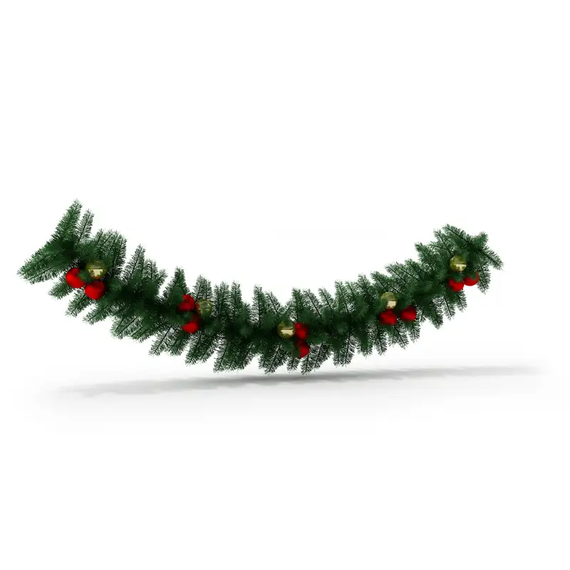 圣诞节装饰品：松枝红果装饰带C4D模型 Christmas ribbon 3D model - C4D之家 - RENDERS 39.jpg