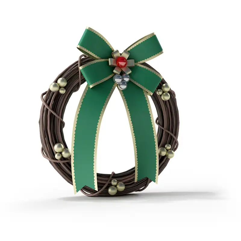 圣诞节装饰品模型：花结C4D模型 Christmas decorations 3D model - C4D之家 - RENDERS 46.jpg
