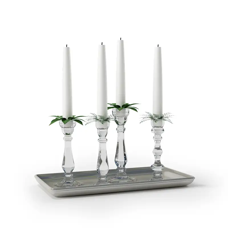圣诞节装饰品：欧式烛台、蜡烛C4D模型 Christmas decorations 3D model - C4D之家 - RENDERS 57.jpg