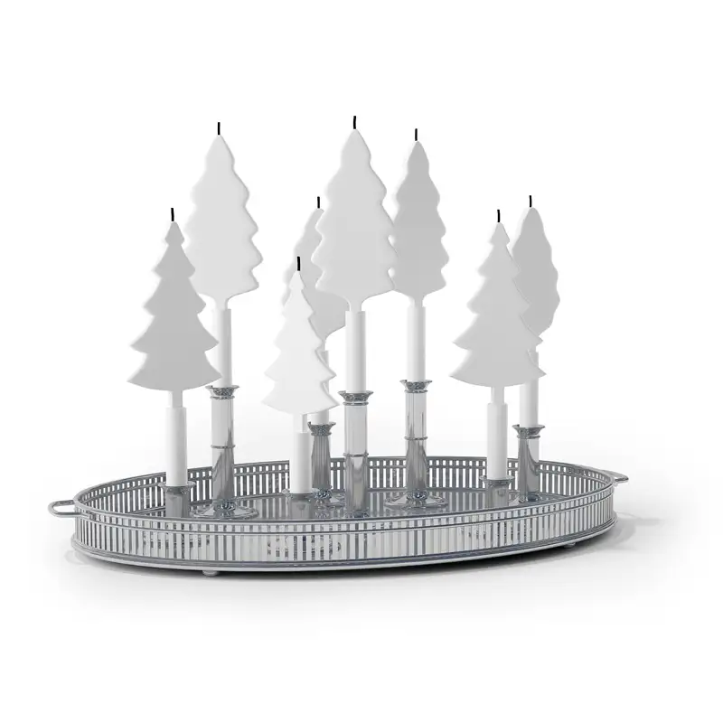 圣诞节装饰品模型：松树形状的蜡烛C4D模型 Christmas decorations 3D model - C4D之家 - RENDERS 58.jpg