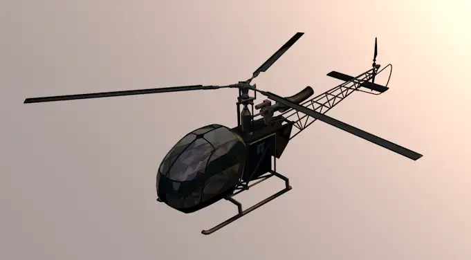 直升机3D模型 Helicopter - C4D之家 - Snip20131123_10.png