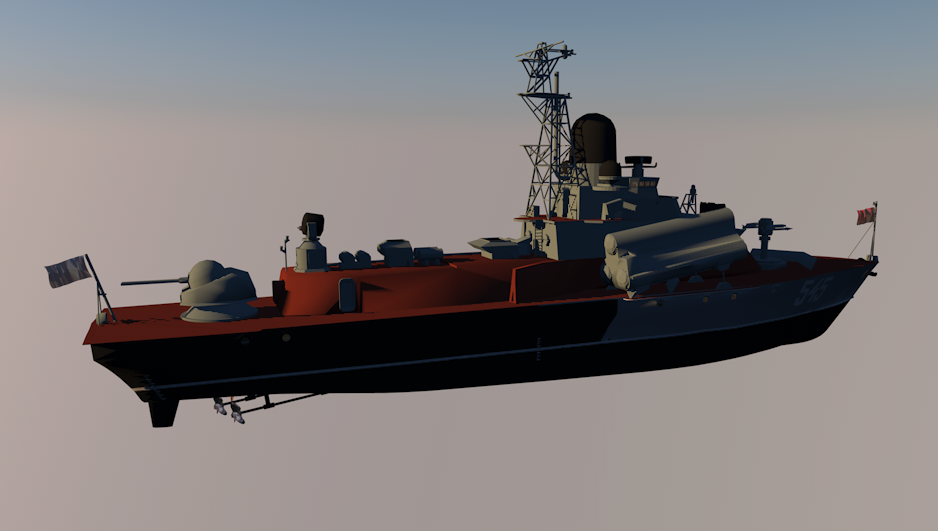 军事模型：军舰 Warship - C4D之家 - Snip20131123_13.png