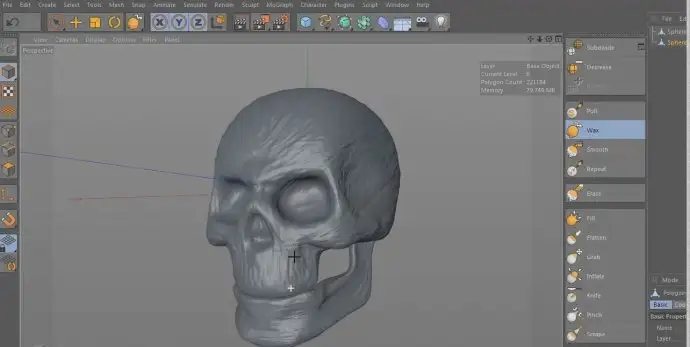 精雕细刻第*季：骷髅头C4D雕刻视频教程 Skull carved video tutoria - C4D之家 - 002Ttp9Nty6Et3AzdsV3d&690.jpeg