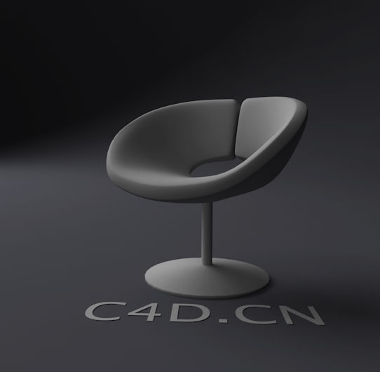 休闲椅3D模型 armchair 002 - C4D之家 - Snip20131209_4.jpg